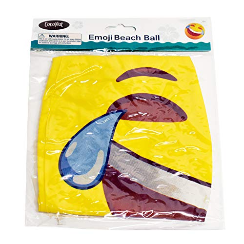 Coconut Float - Emoji Beach Ball 12 Pack - 18 Inch Beach Balls #TOP5