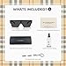 BURBERRY BE4291 Rectangle Shape Nylon Sunglasses with Luxury Eyewear Kit