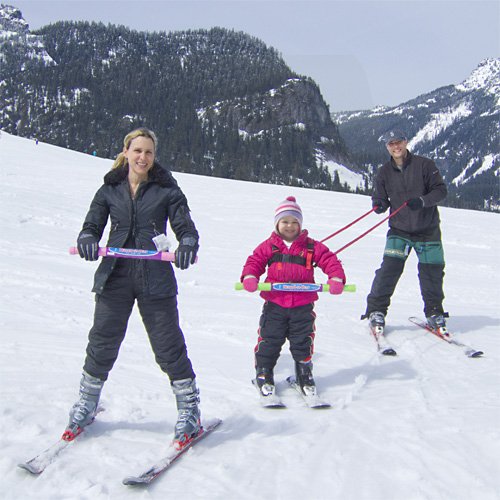 Geospace Hand-Z-Bar Kids Downhill Ski Trainer To Learn/Teach Beginner Alpine Skiing #TOP6
