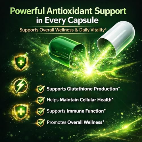 Image of HXN NAC Supplement, N-acetyl-cysteine, Glutathione for lungs Detox, with Vitamin C Tablet, (99% NAC Supplement) Support Immunity, Respiratory Health Supplements 60 Tablets