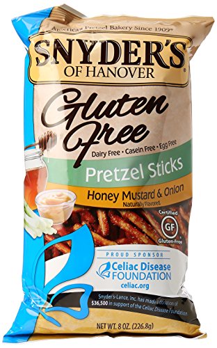 Snyder's Of Hanover Gluten Free Pretzel Sticks Honey Mustard & Onion