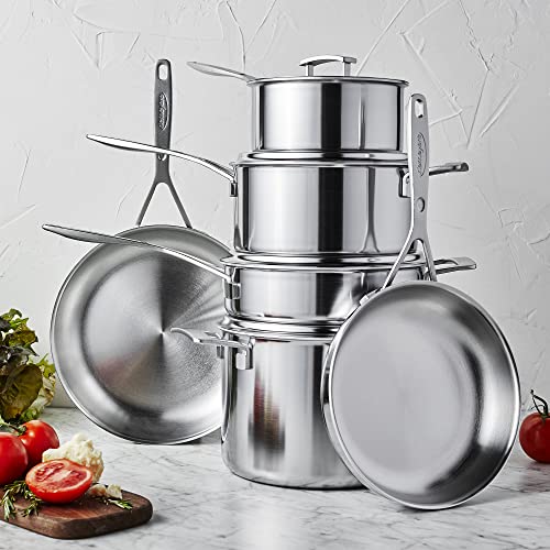 Demeyere Industry 5-Ply 10-Pc Stainless Steel Cookware Set #TOP1