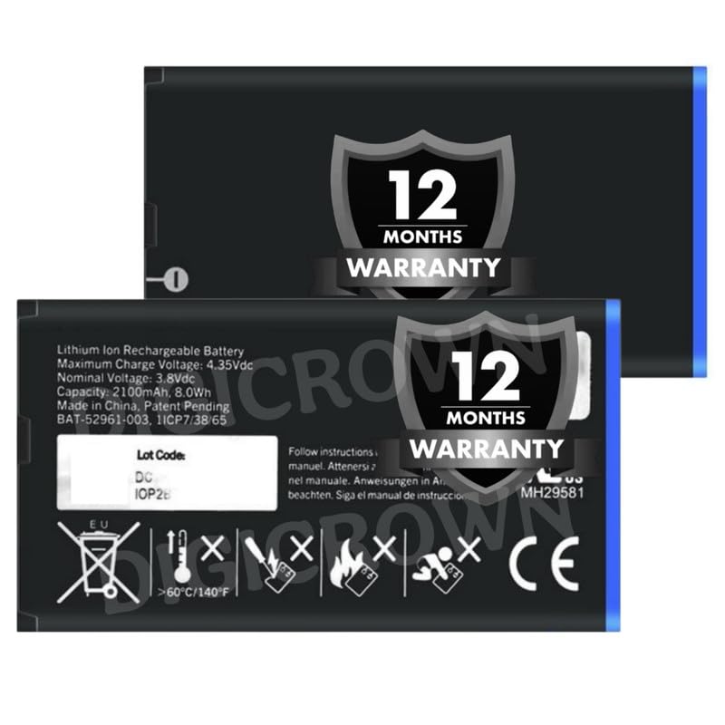 Image of Original NX1 Battery Compatible for BlackBerry Q10 / Q10 LTE (2100mAh) - 1 Year Warranty