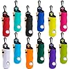WILLBOND 12 Pcs Golf Ball Tee Holder Neoprene Pouch Golf Ball Carry Bag Multicolor Portable Accessories for Man Woman