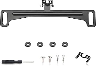 Universal Car Rear View Camera License Plate Bracket, Premium Backup Camera License Plate Dash Cam Mirror Cam Accessory Rear Camera Mount, Only Installation Holder for Back Up Camera