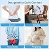 CushZone Donut Pillow Seat Cushion for Postpartum Pregnancy, Large Ergonomic Chair Seat Cushions, Office Chair Cushion, Breathable Hemorrhoid Pillow, Lifting Chair Pads for After Surgery(Black)