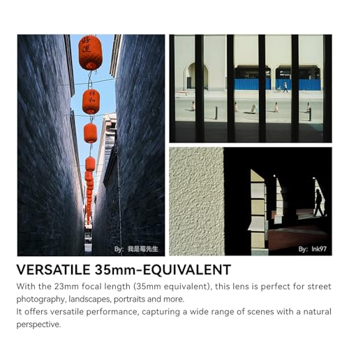 TTArtisan 23mm F1.8 X-Mount APS-C STM Auto Focus Lens for Fujifilm Fuji X-Mount Cameras X-A5 X-A7 X-M5 X-H2S X-T100 X-T20 X-T200 X-T3 X-T30 X-T30II X-T4 X-T5 X-T50 X-Pro1 X-Pro2 X-Pro3 X-E1 X-E2 X-E2S by TTARTISAN - Used condition - Image 5