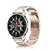 Produktbild Fintie Armband kompatibel für Samsung Galaxy Watch 46mm (SM-R800/SM-R805) / Gear S3 Frontier (SM-R760)/ Gear S3 Classic Smart Watch - 22mm Uhrenarmband Edelstahl Metall Ersatzband, Roségold