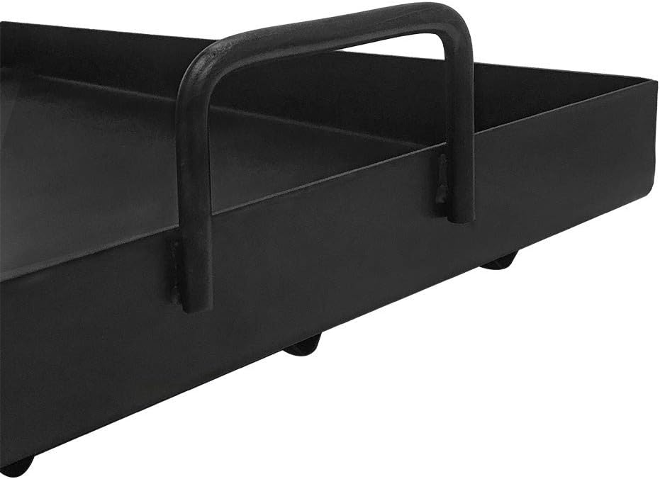 HD 32'' Black Steel Non Stick Coating Flat Top Griddle Grill Plancha For Double Burner