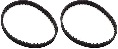 (2) Correas dentadas de transmisión 90045 compatibles con la lijadora de banda de carga de Chicago Electric Harbor