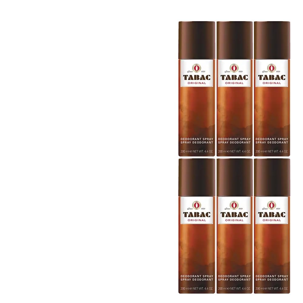 Tabac Men Deodorant spray - Original - 6er Pack (6 x 200 ml)