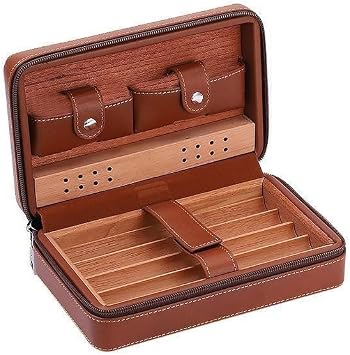 Kahverengi Deri Seyahat Humidoru kb95khv
