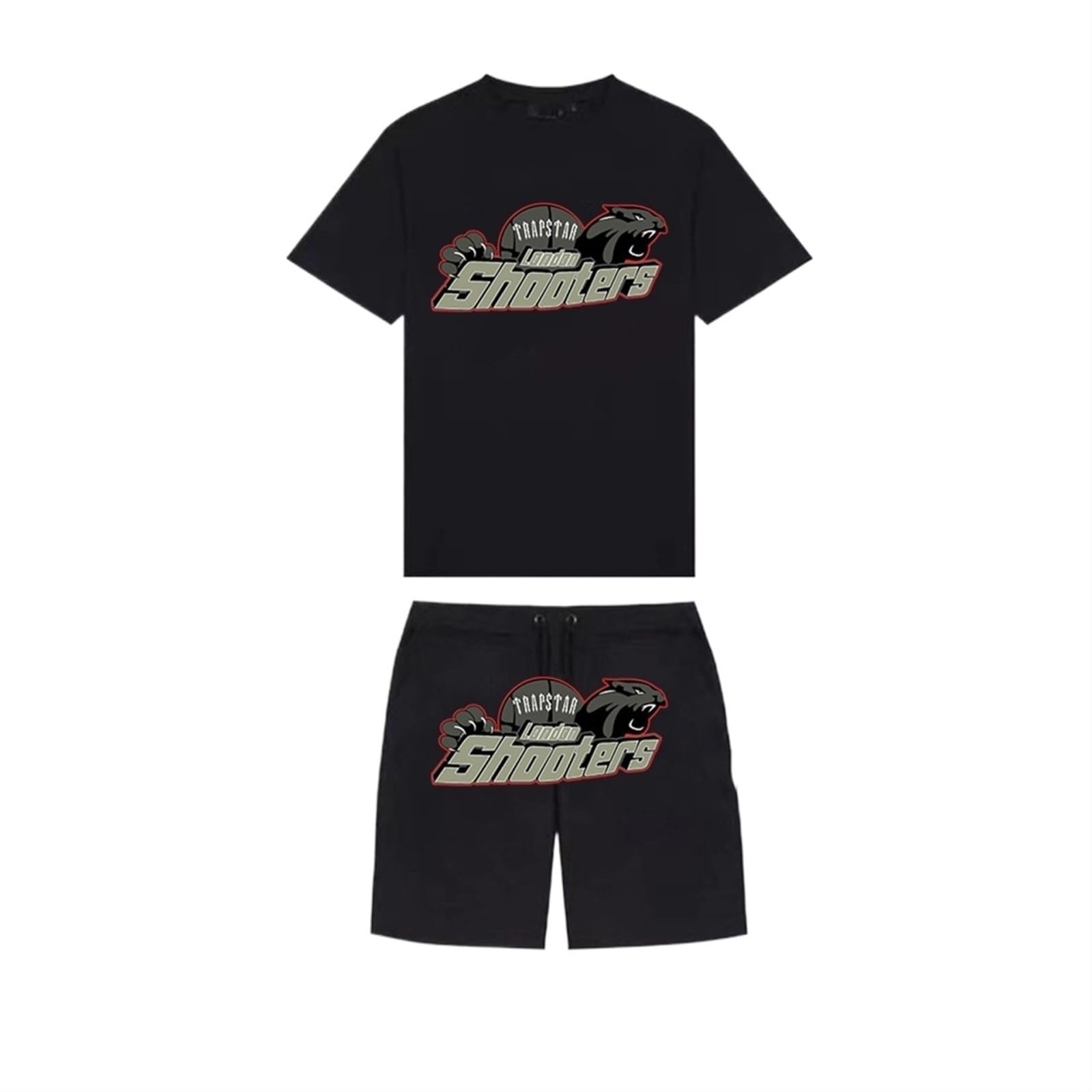 BIXPAK Trapstar Tiger Shooter HD Printed 2 Piece Short Sleeve and