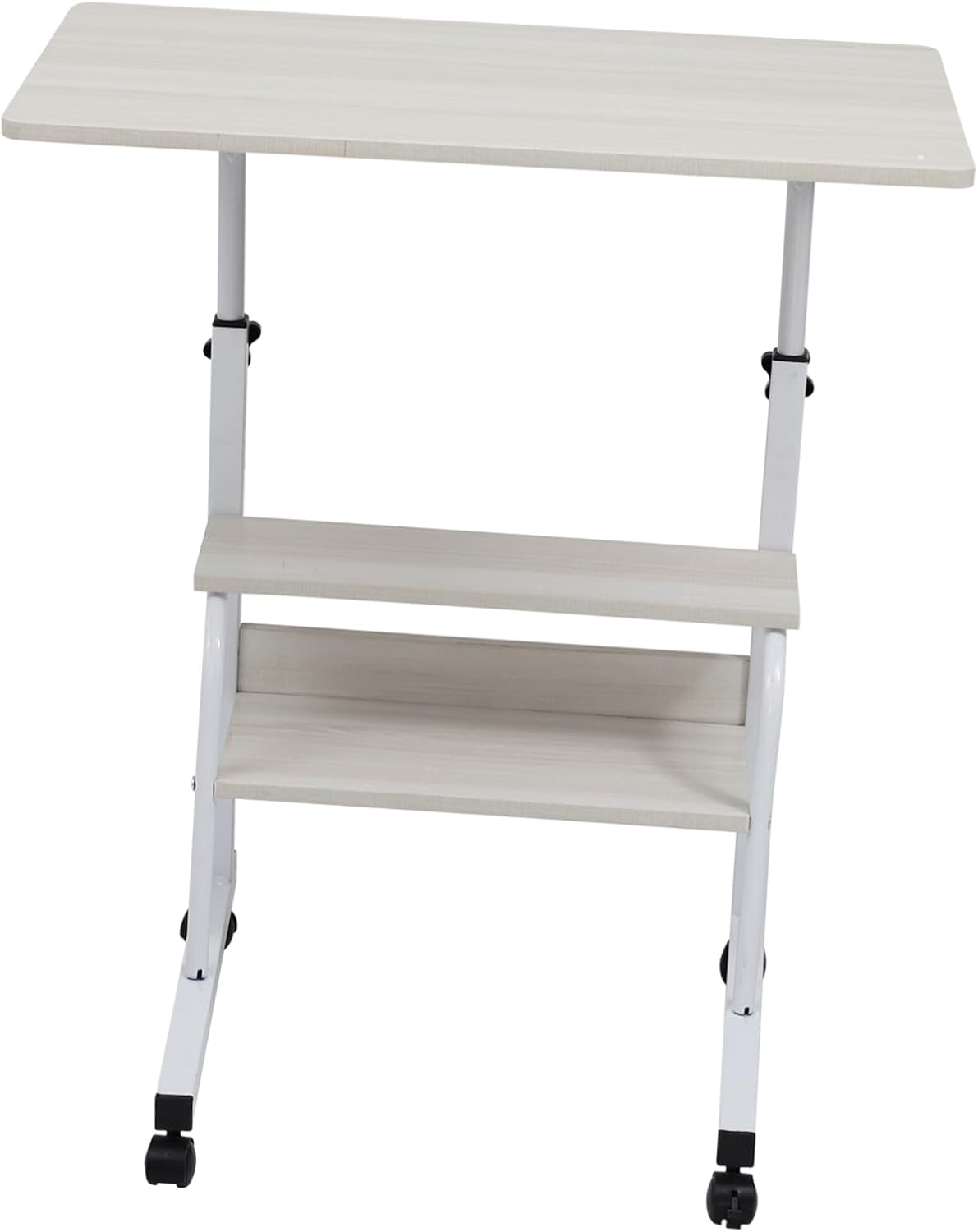 Veemoon Desk Riser Laptop Table Portable Desk Wheels Bedside Computer for Home Office