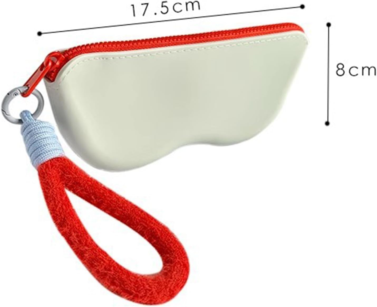 K Luxury Sunglasses Cases with Strap Stotage Bag Leather Reading Eyeglass Case Portable Case Soft Pouch for Women
