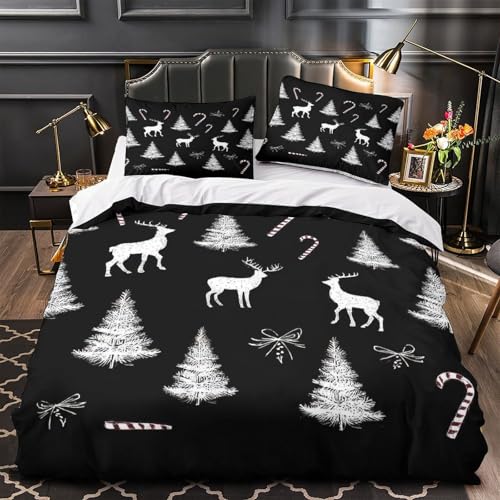 Housse de couette Noël adolescent idée cadeau parure lit 3D