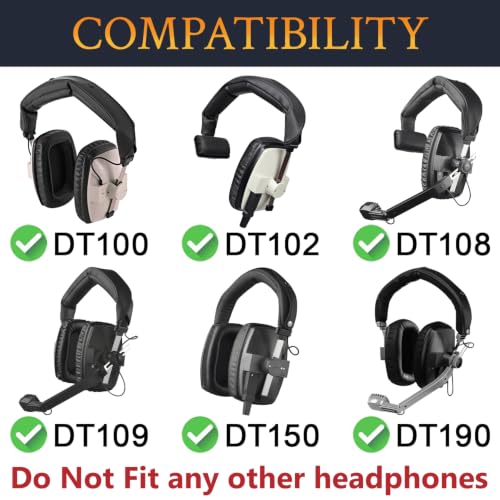 SOULWIT Cooling Earpads para Beyerdynamic DT100/DT109/DT150/DT190 - Negro | para Auriculares DT100/DT102/DT108/DT109/DT150/DT190 miniatura 2