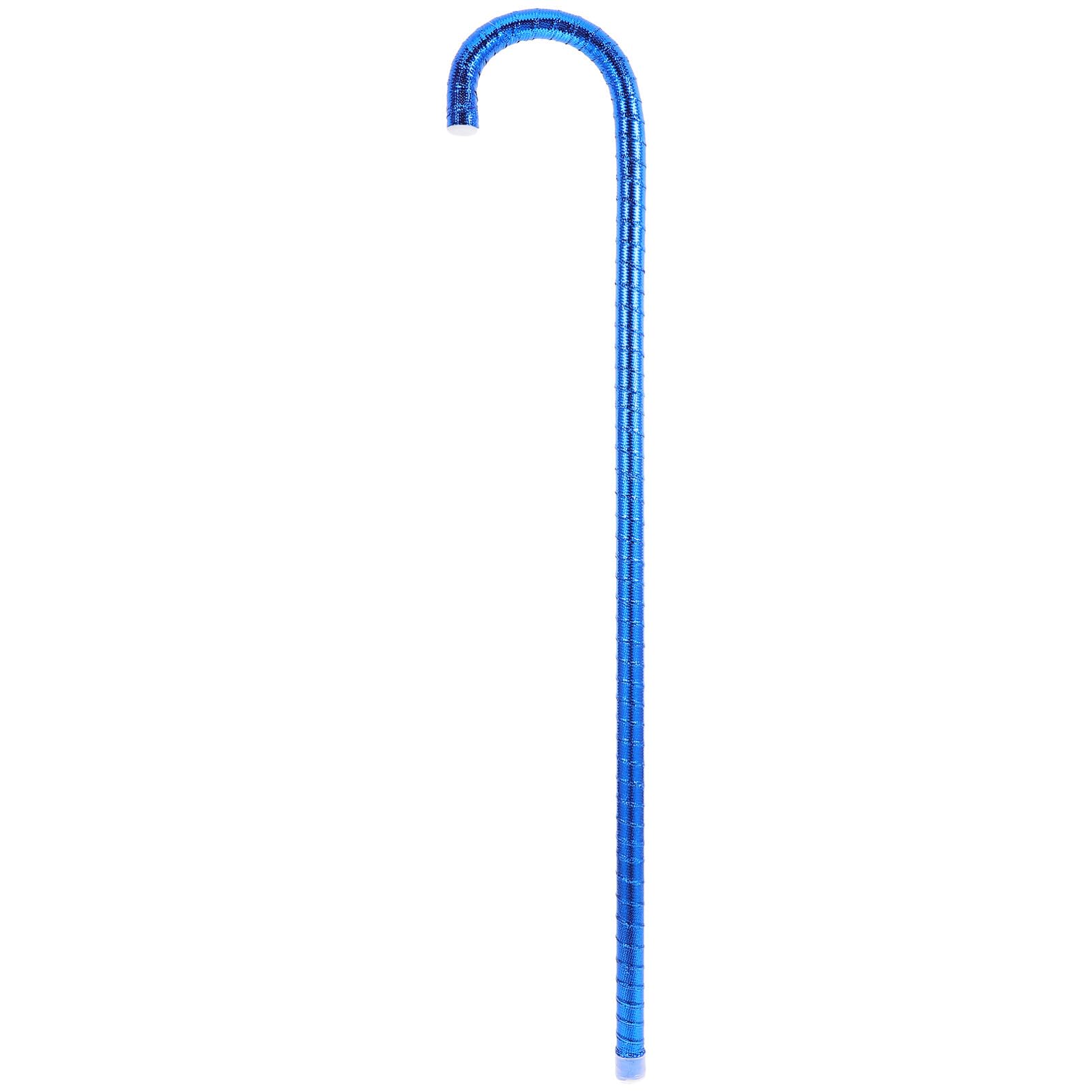 Cabilock Kids Dance Cane Dance Performance Crutch Jazz Props Crutch Jazz Dance Props Walking Stick Cane for Belly Dancing Blue
