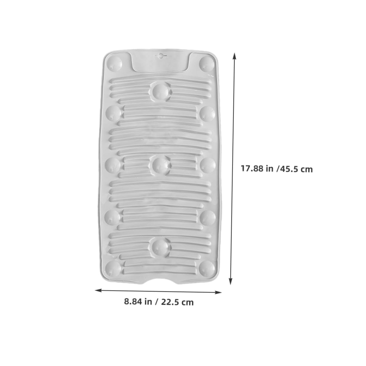 Yardenfun Tabla de Lavar Portátil para Lavar Ropa y Pañales con Ventosa de TPR Antideslizante Diseño Multifuncional para Baño y Viajes