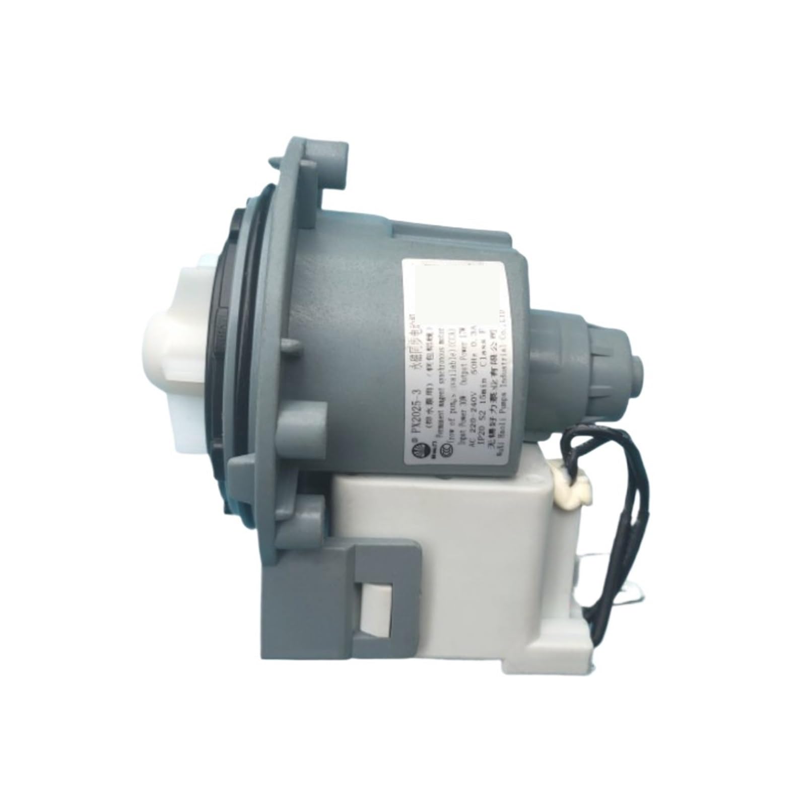 PX2025-3 220-240V 50Hz Drain Pump Motor，Compatible for Midea， Washing Machine Washer Drainage Replacement Parts