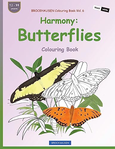 BROCKHAUSEN Colouring Book Vol. 6 - Harmony: Butterflies: Colouring Book
