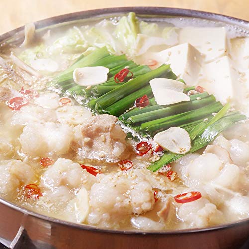 博多若杉 もつ鍋 お試しセット 国産 牛もつ鍋 お取り寄せ もつ鍋セット 2人前 (塩とんこつ味)