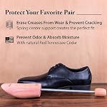 FootFitter Travel Cedar Shoe Trees, Compact USA Cedar Shoe Shapers - Image 2
