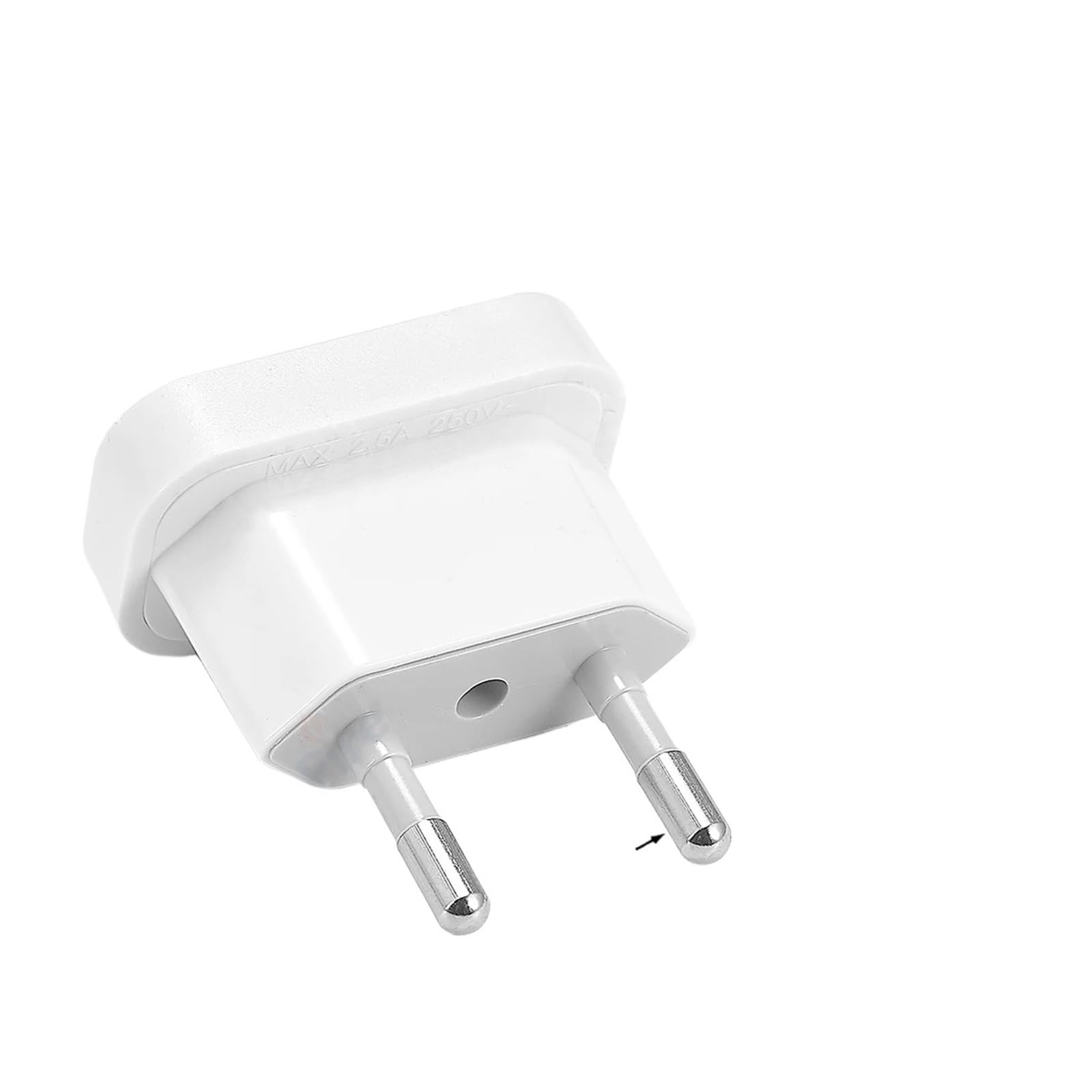 Adaptadores de Enchufe Adaptador de Software M+X C+A JP A Toma de Corriente eléctrica U+S A convertidor Adaptador de Viaje Convertidor de Potencia Tomas de Corriente CA(20pcs,4.0mm White)