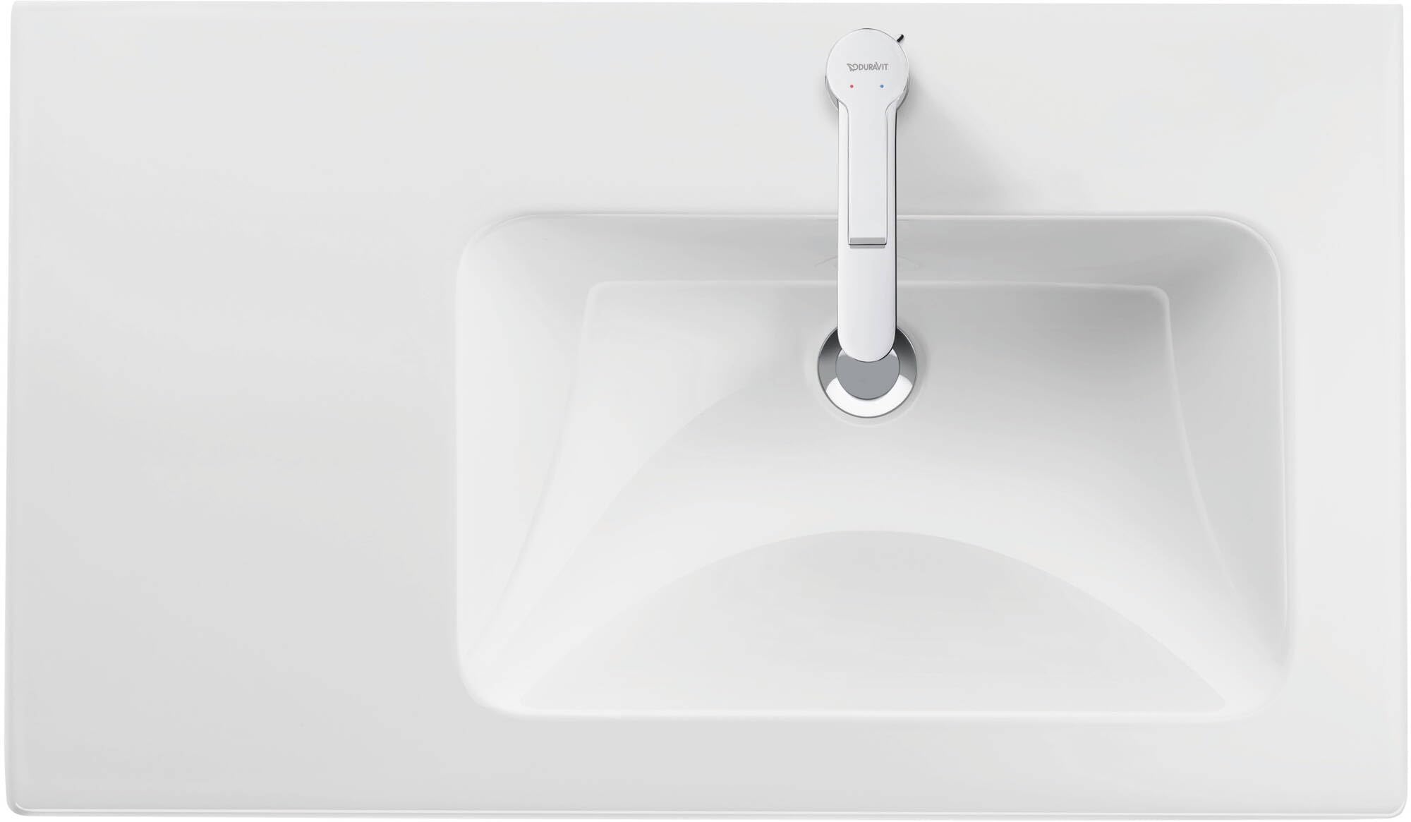 Duravit B.2 Bateria umywalkowa, rozmiar M (wysokość wylotu 106,5 mm), kran łazienkowy z zestawem odpływowym z drążkiem pociągowym, armatura umywalkowa z wkładem ceramicznym, chrom