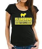 Dein Shirt wird mit dem ISLANDHUND Island Isländischer Spitz Schäferhund Wikinger MOTIVE Motiv bedruckt, das perfekte Geschenk für alle