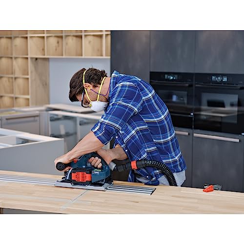 Bosch Gkt18V-20Gcl14 Profactor 18V Connected-Ready 5-1/2 In. Track Saw Kit With (1) Core18V 8.0 Ah Profactor Performance Battery #TOP3