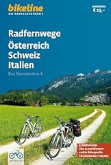 Radfernwege Österreich, Schweiz, Italien: 63 Radfernwege, über 22.800 km, 1:500.000
