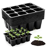 Feirdhoo Lot de 15 bols de culture avec 180 cellules, kit de culture réutilisable avec tro...