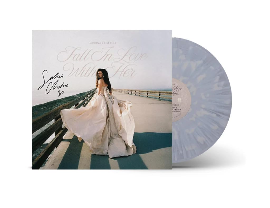 Sabrina Claudio, Fall In Love With Her Signed White Splatter Clear