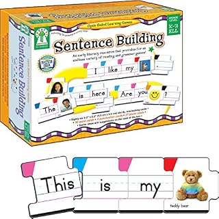 Carson Dellosa – Sentence Building Literacy Resource with 86 Cards for Language Arts