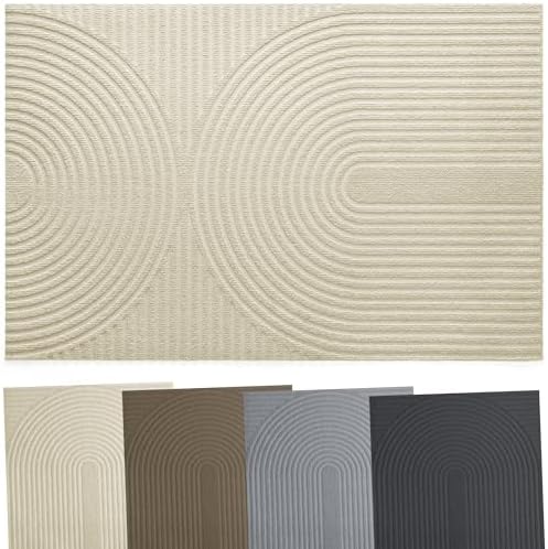 Zenacasa - Fußmatte Innen Außen 50x80 cm | Strapazierfähiger Türvorleger gegen Schmutz und Feuchtigkeit, pflegeleicht und für viele Bereiche geeignet