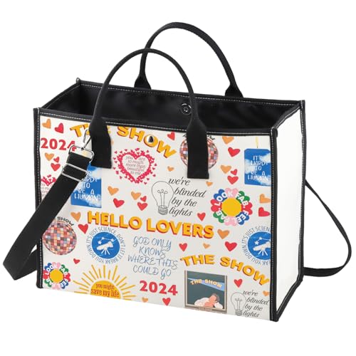 WZMPA Singer Album Show Tote Bag - Lyrics Gift Concert Reusable Grocery Bag - Merchandise (Show -TB)