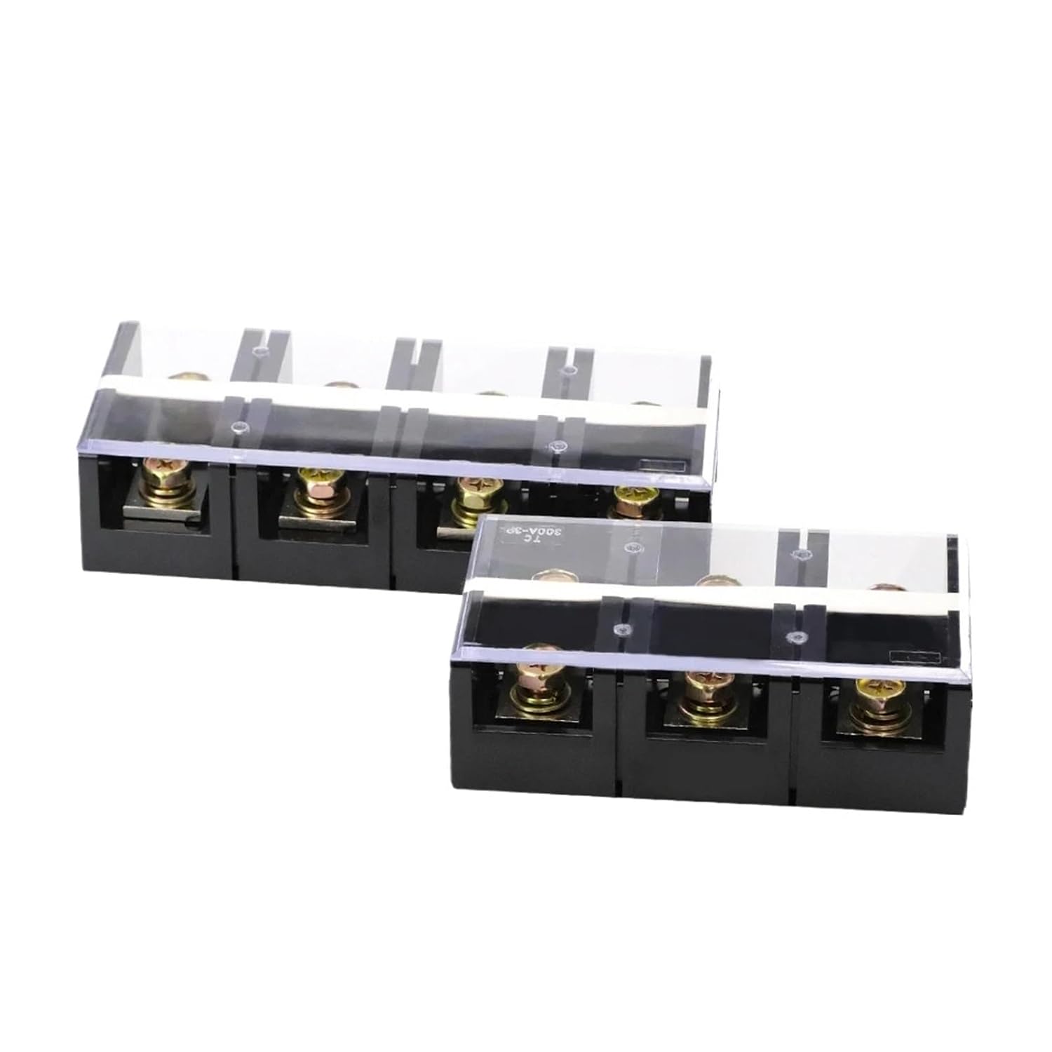 1Piece TC High Current Barrier Screw Terminal Block | TC300 Series Wire Connector 600V 300A 3003/4/ Positions Connector(TC3003)