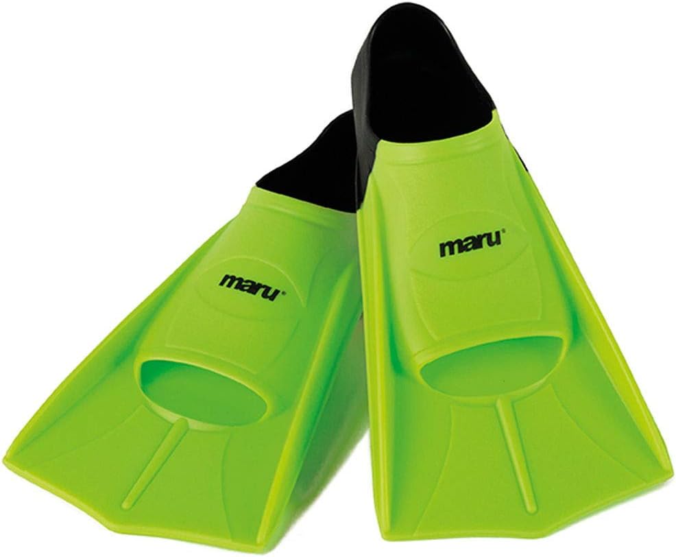 Maru Training Fins – Short Silicone Swimming Fins for Adults & Juniors – Swimming Flippers for Strength & Speed – Comfortable, Durable & Trusted by Coaches