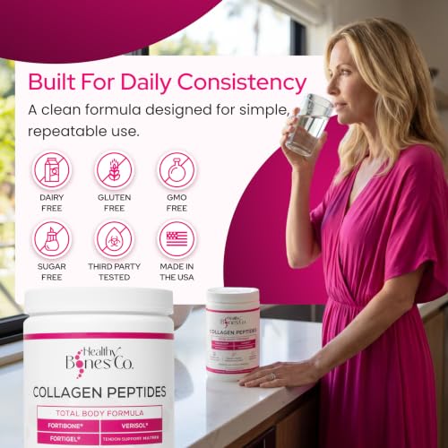 Image of Collagen Peptides Powder, FORTIBONE, FORTIGEL, VERISOL, Tendon Support