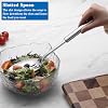 Berglander Kitchen Skimmer Slotted Spoons for Straining 2 pcs 13", Stainless Steel Kitchen Spider Strainer Ladle Spoon for Straining Pasta/Cooking/Frying/Noodle, Metal Kitchen Utensils Pasta Spoon #3
