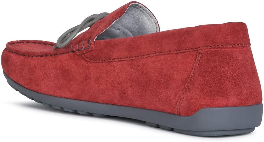 Geox - u tivoli moccasin - 42 - rosso
