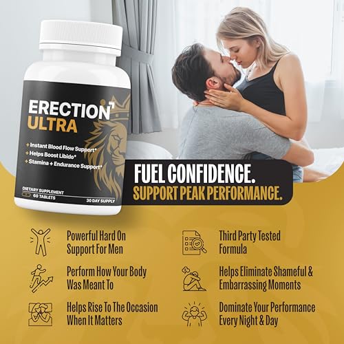 erect ultra  performance pills for men fast acting blood flow amp enhanced circulation stamina girth and hardness  helps achieve amp sustain hard on39s  20 research backed ingredients - 60 tablets