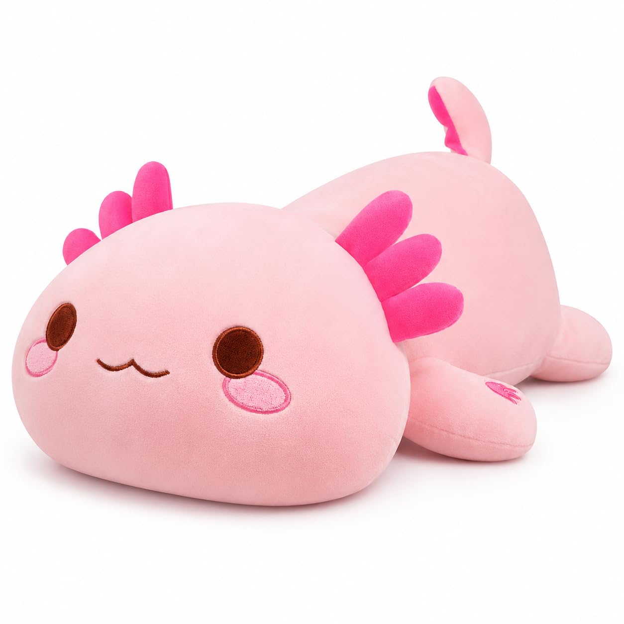 DeAO Set De 5 Peluches Axolotl – Maman De 40 Cm Et 4 Bébés De 14 Cm, Sensory Plush Toys Câlins Pour Enfants