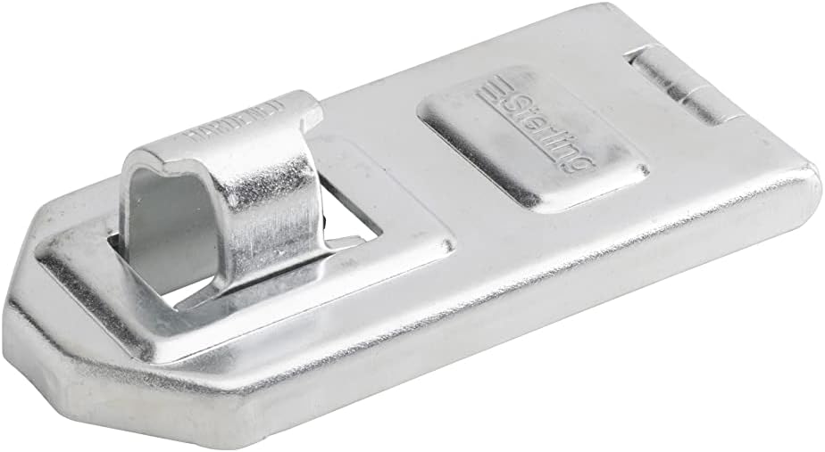 Sterling BHS120 120 mm Hasp and Staple Designed for Use with Disc Padlocks, Chrome