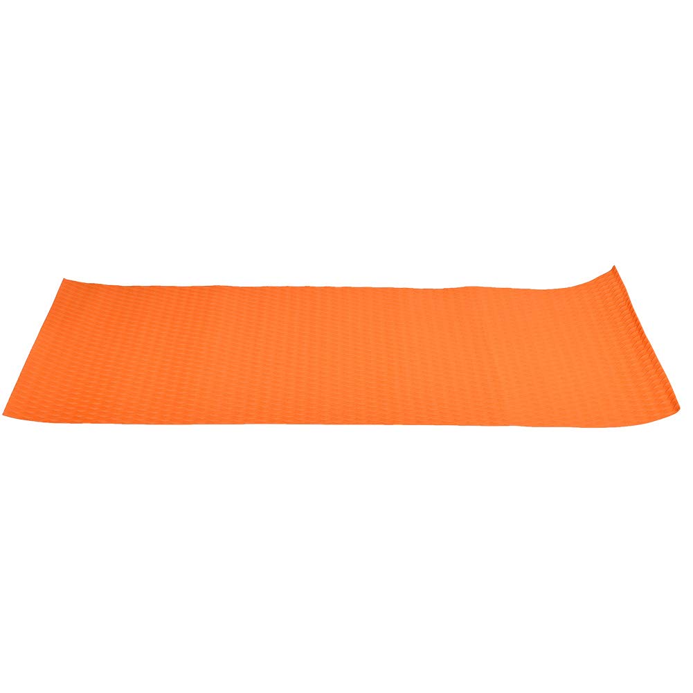 EVA imitación teca antideslizante tabla de surf Caza tracción almohadilla agarre Mat para los amantes de los deportes acuáticos negro naranja 86.61x25.59x0.20 pulgadas (naranja)