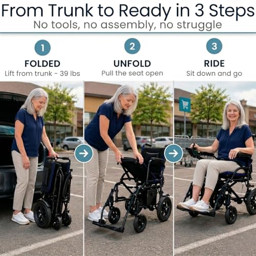 Electric Mobility Chair Compact Folding