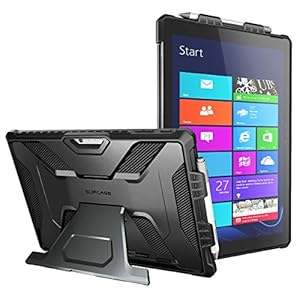 SUPCASE UB Pro Series Case for Microsoft Surface Pro 7 Plus/7/6/5/4/LTE Full-Body Kickstand Protective Case (Black) - 12.3 Inches