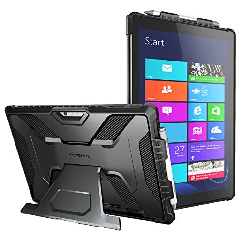 SUPCASE Etui UB Pro Series do Microsoft Surface Pro 7 Plus/7/6/5/4/LTE Etui ochronne na całą obudowę (czarne) - 12,3 cala