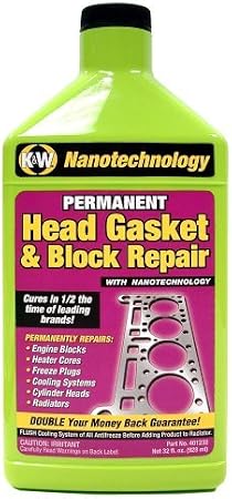 K&W 401232 Permanent Head Gasket & Block Repair with Nanotechnology - 32 Fl Oz